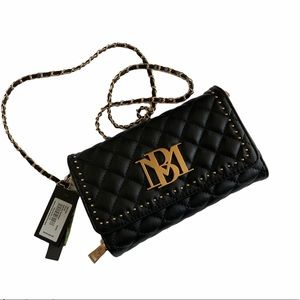 Badgley Mischka Vegan Purse Black/Gold